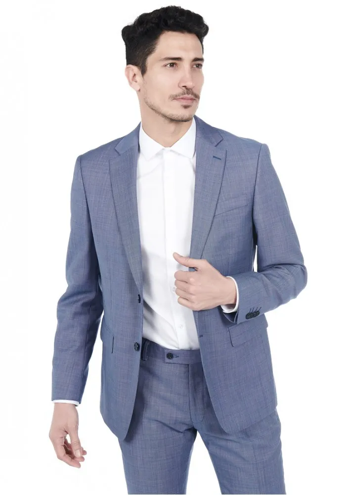 Veste de costume confort en sergé de laine Lanificio CERRUTI