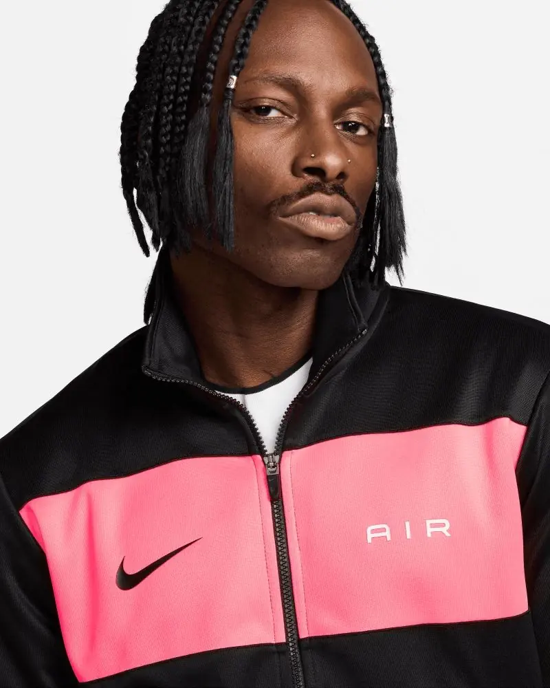 Veste de survêtement Nike Sportswear Air Noir & Rose pour homme