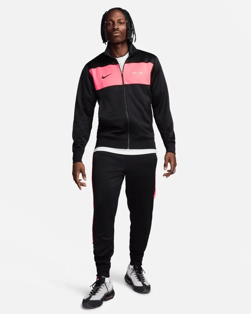 Veste de survêtement Nike Sportswear Air Noir & Rose pour homme