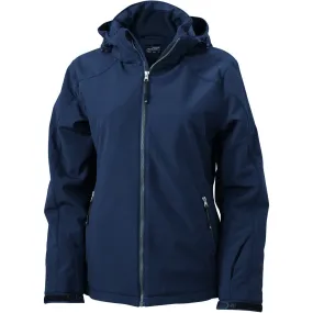 Veste softshell doublée - JN1053 - Bleu marine - Femme - Sports d'hiver - Ski 